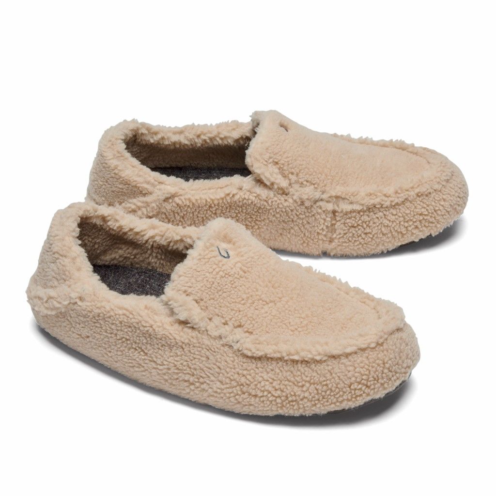 Olukai Women's Nohea Heu Slipper - Sandbar US627-430